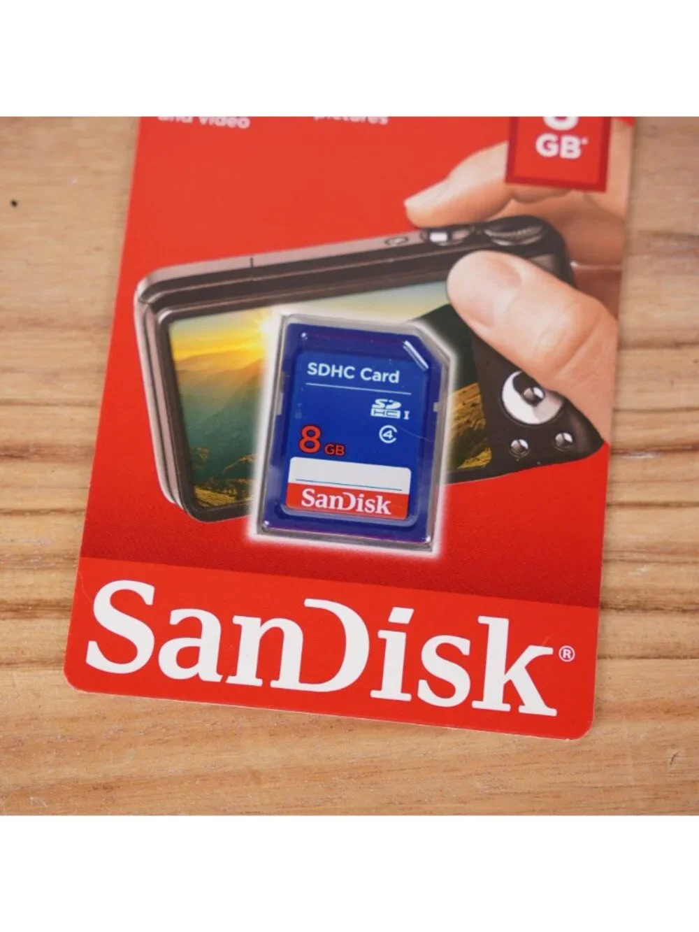2 Pack SanDisk 8GB SDHC Memory Card For Photos & HD Video Brand New In Box